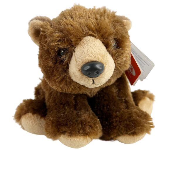 Wild Republic Ck-Mini Brown Bear 8" Plush New - Picture 1 of 9